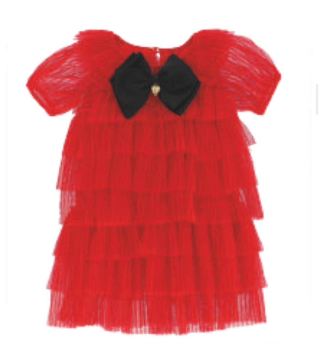 Angel s Face Baby and Youth Girls Red Tallulah Bow Dress