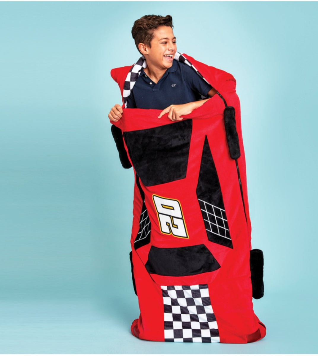 IScream Red Race Car Boys Sleeping Bag HONEYPIEKIDS