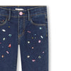 Billieblush Girls Bedazzled Blue Denim Pants | HONEYPIEKIDS.COM