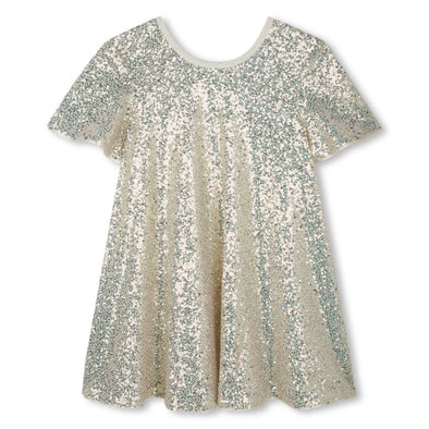 Billieblush Gold Sequin Ceremony Dress | HONEYPIEKIDS | Kids Boutique Clothing