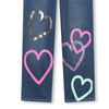 Billieblush Heart Print Denim Pants | HONEYPIEKIDS