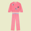 Billieblush Pink Velvet With Sequin Hearts Sweater and Pants Set | HONEYPIEKIDS