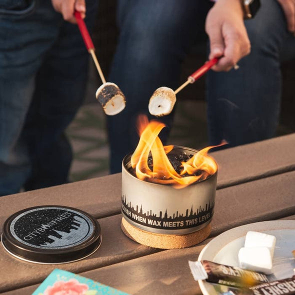 City Bonfires - Portable Fire Pits - S'mores Night Pack | HONEYPIEKIDS