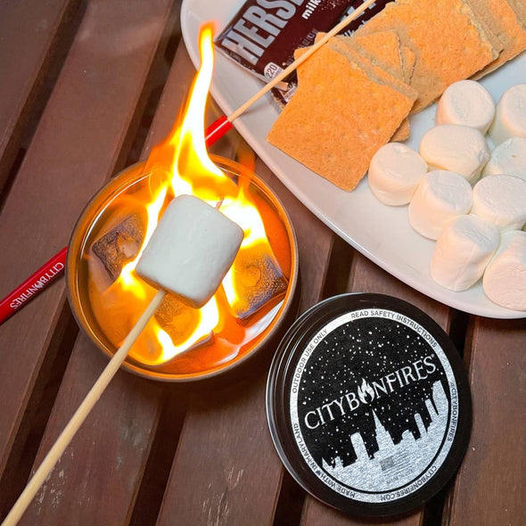 City Bonfires - Portable Fire Pits - S'mores Night Pack | HONEYPIEKIDS