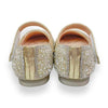 Doe a Dear Gold Stone Flat Girls Dress Shoes | HONEYPIEKIDS | Kids Boutique Clothing