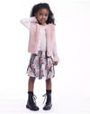 Imoga Eva Girls Faux Fur Vest - POWDER PINK | HONEYPIEKIDS