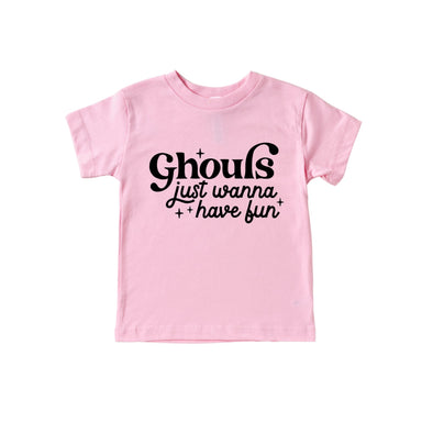 Ghouls Just Wanna Have Fun Girls Halloween Shirt | HONEYPIEKIDS.COM