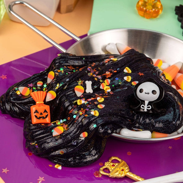 Kawaii Halloween Tricks & Treats Glitter Slime | HONEYPIEKIDS | Kids Boutique 