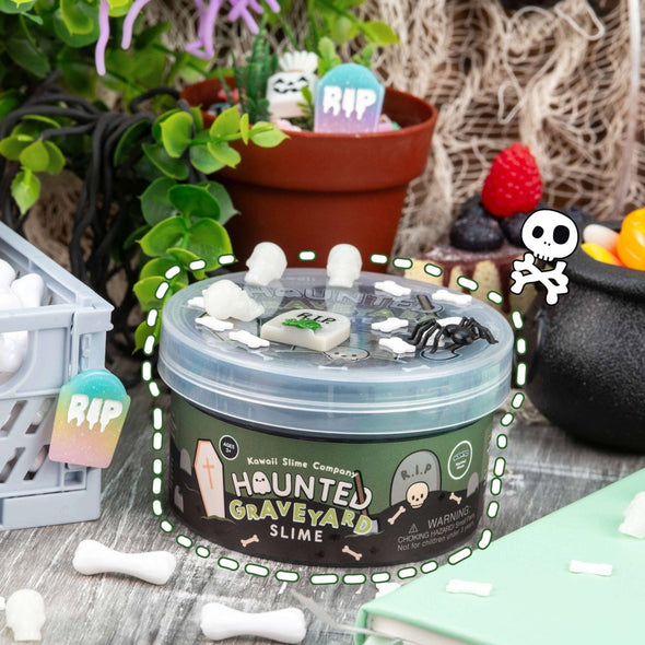 Kawaii Slime  - Haunted Graveyard Halloween Slime | HONEYPIEKIDS | Kids Boutique