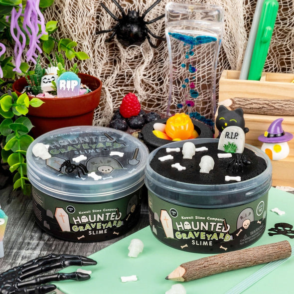 Kawaii Slime  - Haunted Graveyard Halloween Slime | HONEYPIEKIDS | Kids Boutique