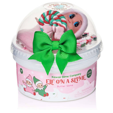 Kawaii Slime - Holiday Elf on a Slime Butter Slime | HONEYPIEKIDS | Kids Gifts