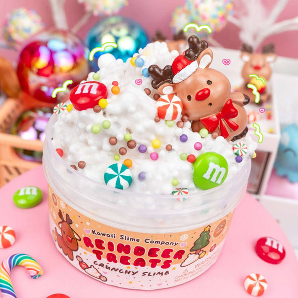 Kawaii Slime - Holiday Reindeer Treats Crunchy Slime | HONEYPIEKIDS | Kids Boutique Clothing