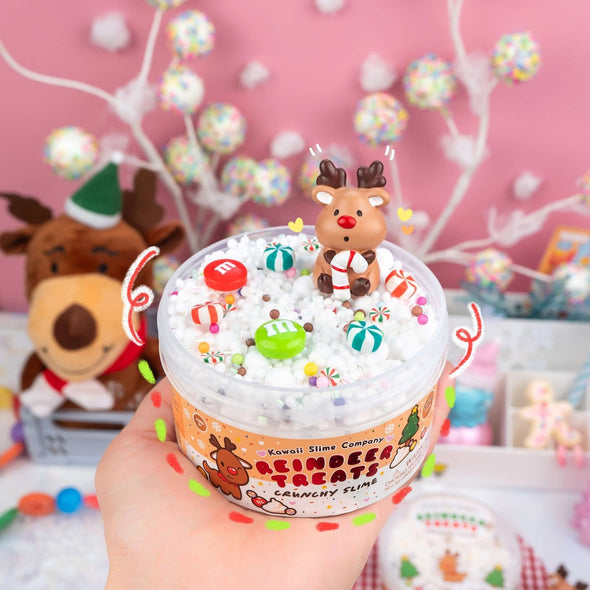 Kawaii Slime - Holiday Reindeer Treats Crunchy Slime | HONEYPIEKIDS | Kids Boutique Clothing