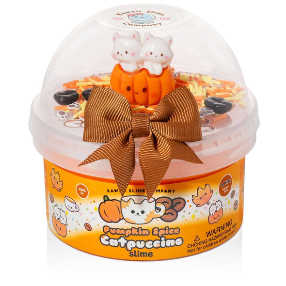 Kawaii Slime  - Pumpkin Spice Catpuccino Butter Halloween Slime | HONEYPIEKIDS | Kids Boutique 