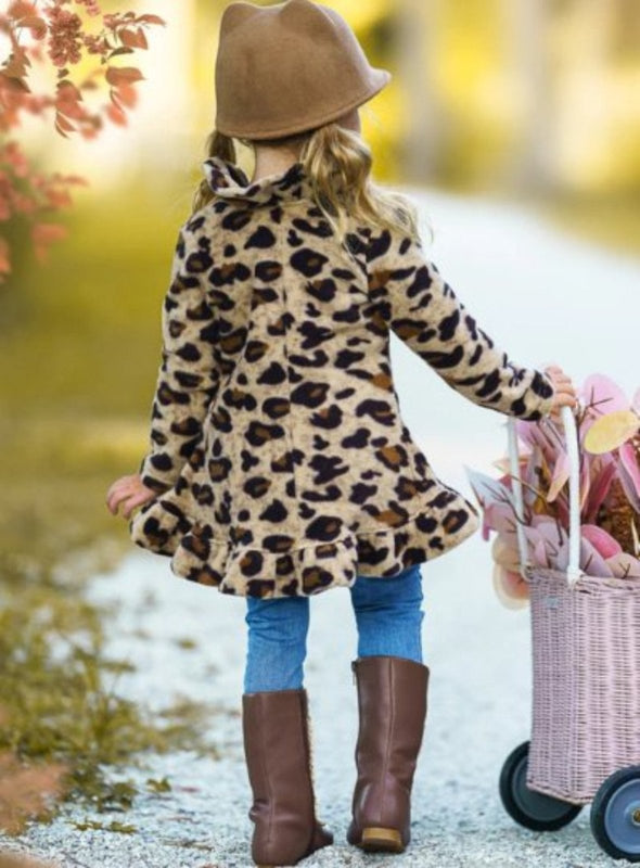 Liv and Mia Girls Military Style Lace Ruffle Trimmed Boots | HONEYPIEKIDS