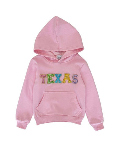 Lola and The Boys Girls Gem TEXAS Hoodie | HONEYPIEKIDS