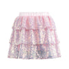 Lola and The Boys Iridescent Shimmer Sequin Skirt | HONEYPIEKIDS