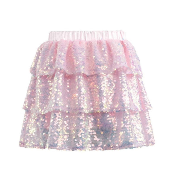 Lola and The Boys Iridescent Shimmer Sequin Skirt | HONEYPIEKIDS