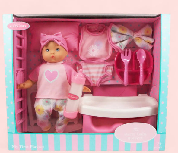 Madame Alexander Limited Edition My First Sweet Baby Nursery Playset | HONEYPIEKIDS