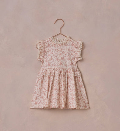 NoraLee Alice Dress in Pink Toile | HONEYPIEKIDS