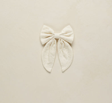 NoraLee Alice Hair Bow - IVORY | HONEYPIEKIDS