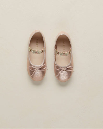 NoraLee Ballet Flats Shoes in Bubblegum Shimmer | HONEYPIEKIDS | Kids Boutique Clothing