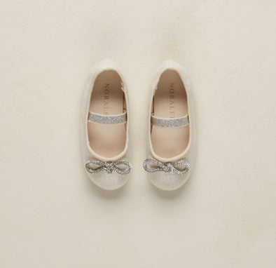 Noralee Flat Shoes in Pearl Shimmer | HONEYPIEKIDS