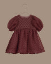 NoraLee Girls Luna Dress in Fig | HONEYPIEKIDS