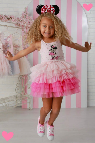 Ooh La La Couture Pink Minnie Tutu Dress | HONEYPIEKIDS | Disney trip dresses