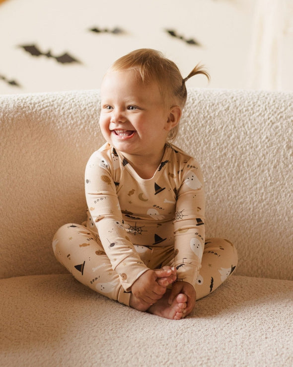 Quincy Mae Halloween Bamboo Pajama Set | HONEYPIEKIDS.COM