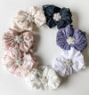 Rockin Royalty - Pearl Ruffled Headband | HONEYPIEKIDS | Kids Boutique Clothing