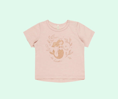 Rylee + Cru Pink Mermaid Tee | HONEYPIEKIDS | Kids Boutique Clothing