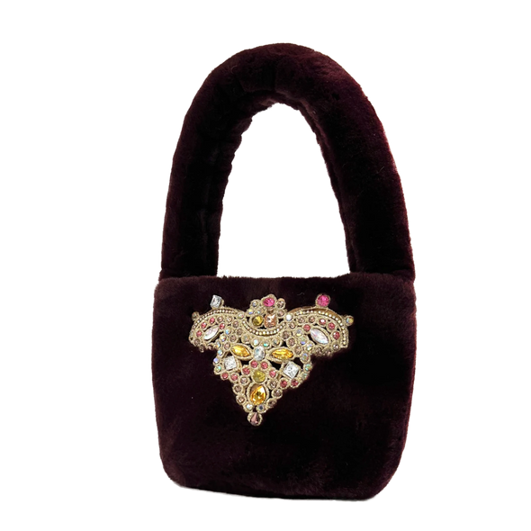 Imoga Sandy Purse In Burgundy | HONEYPIEKIDS