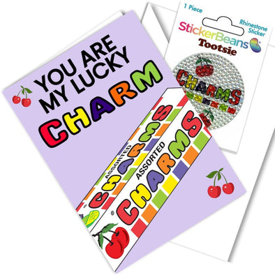 StickerBeans Greeting Card and Sticker - Lucky Charm | HONEYPIEKIDS 