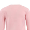 Girls Pink Gingerbread Patched Holiday Crewneck | HONEYPIEKIDS