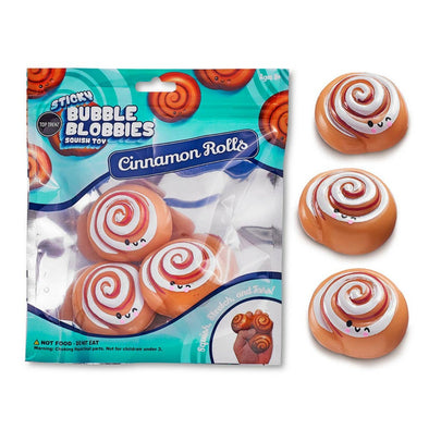 Sticky Bubble Blobbies Squeeze Fidget Toy - Cinnamon Roll | HONEYPIEKIDS 