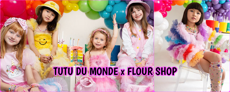 Tutu Du Monde Flour Shop Collection | HONEYPIEKIDS.COM | Kids Tutu Dresses