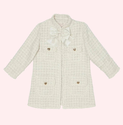 Tutu Du Monde Aubazine Coat in Marshmallow | HONEYPIEKIDS