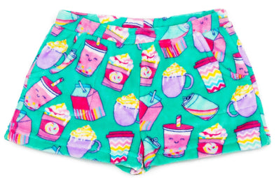 Candy Pink Fleece Pajama Bottoms in CHRISTMAS Pattern