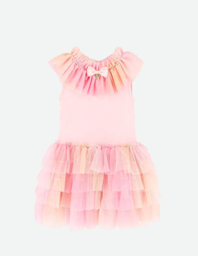 Angel's Face Girls Fruit Salad Dress In Fairy Pink | HONEYPIEKIDS | Kids Boutique Clothing