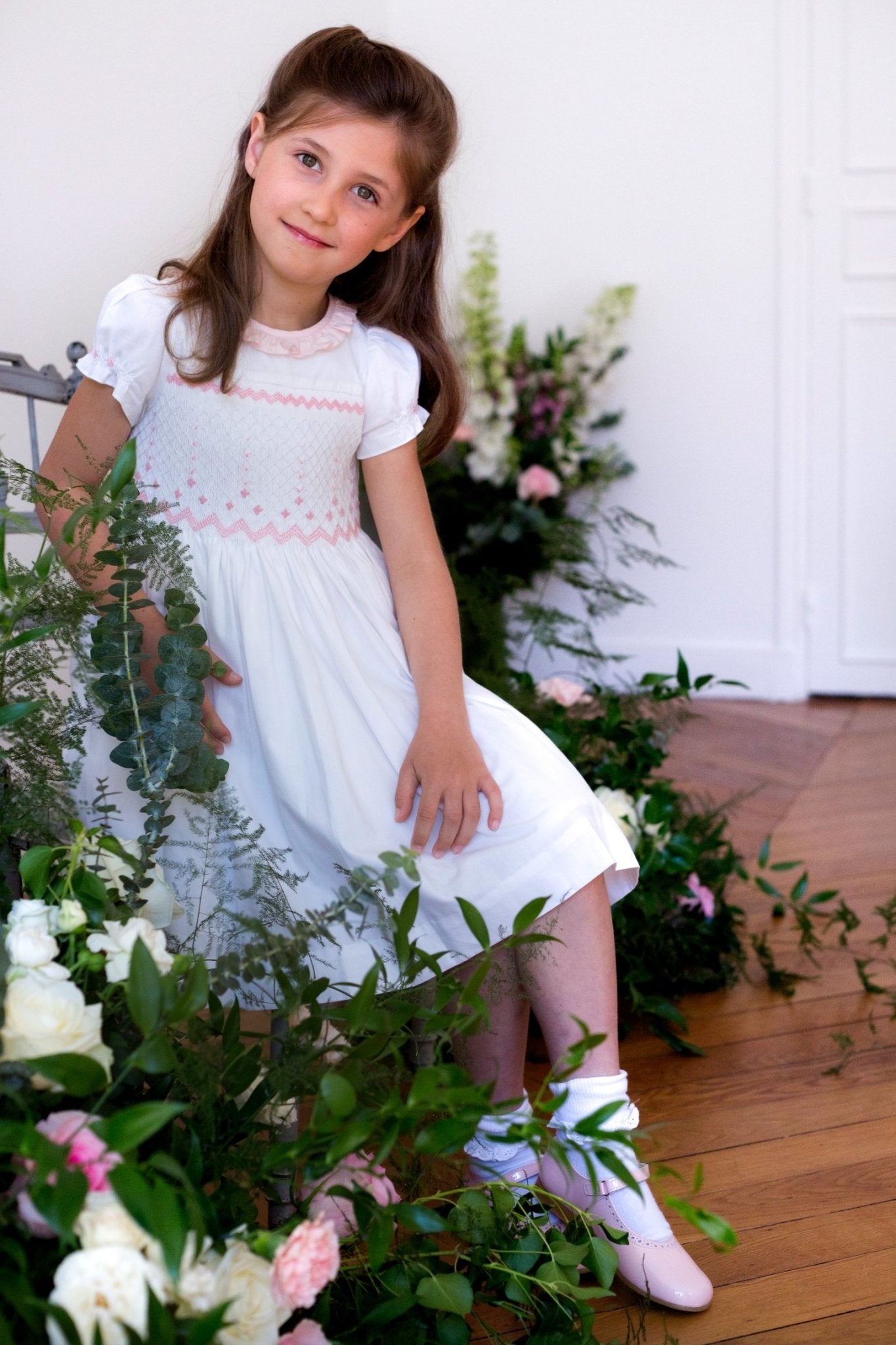 Children's smock clearance dresses