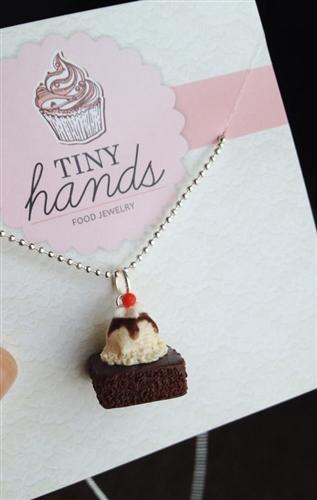 Tiny Hands Scented Brownie Sunday Necklace | HONEYPIEKIDS | Kids Boutique Clothing