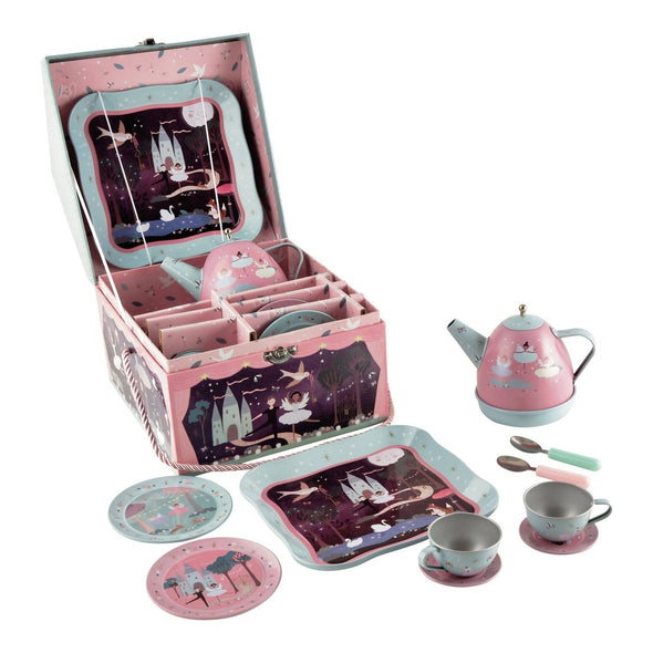 Musical Little Girls Tea Set | HONEYPIEKIDS 