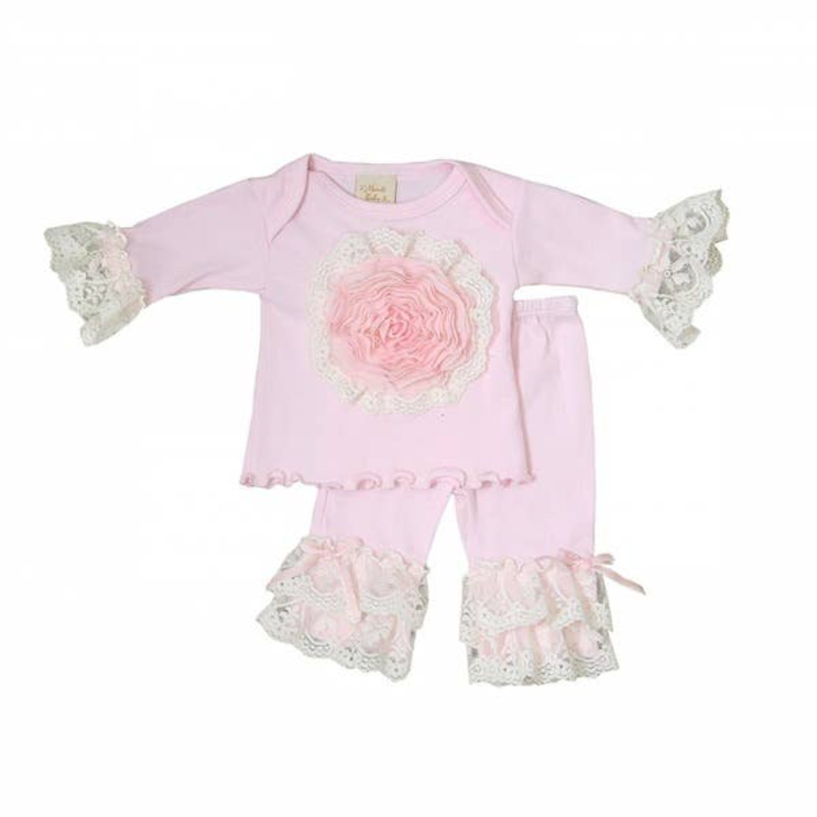 Haute Baby Girl Pink Lullabye Baby Set | HONEYPIEKIDS