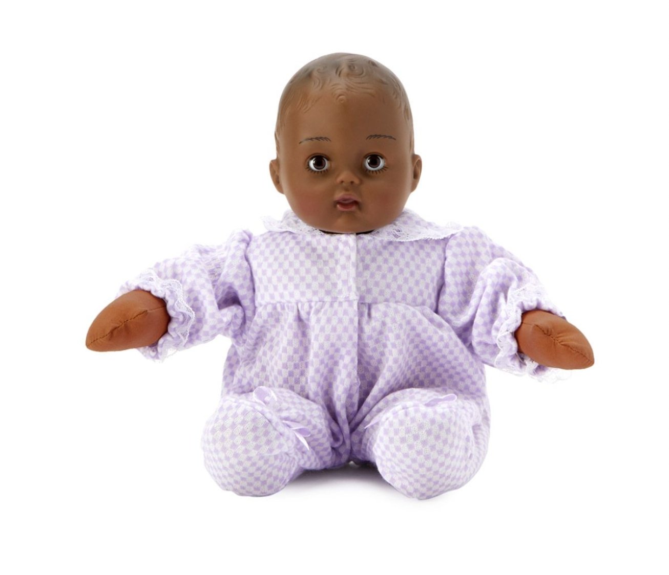 Madame Alexander Lavender Check Dark Skin Huggums Baby Doll