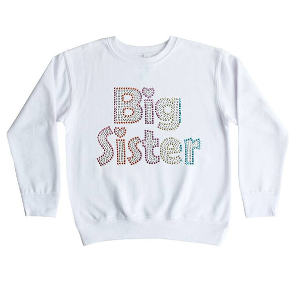 Sparkle Sisters by Couture Clips - Beaded Big Sister Sweatshirt