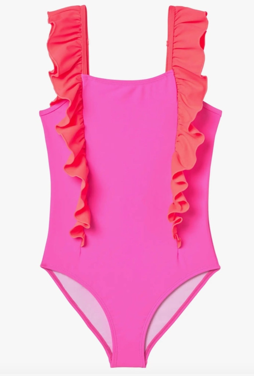 Kids Girls One Piece Ruffle Monokini Beachwear Swimsuits Bathing Suit  Swimwear 